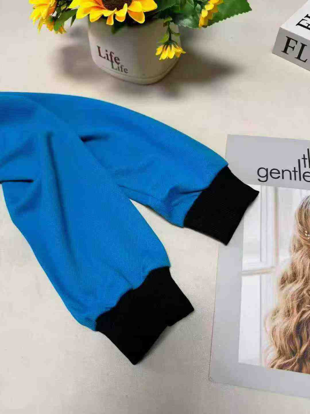 Summer Color-block Collar Cotton T-shirt Around 800 Pieces - Image 7