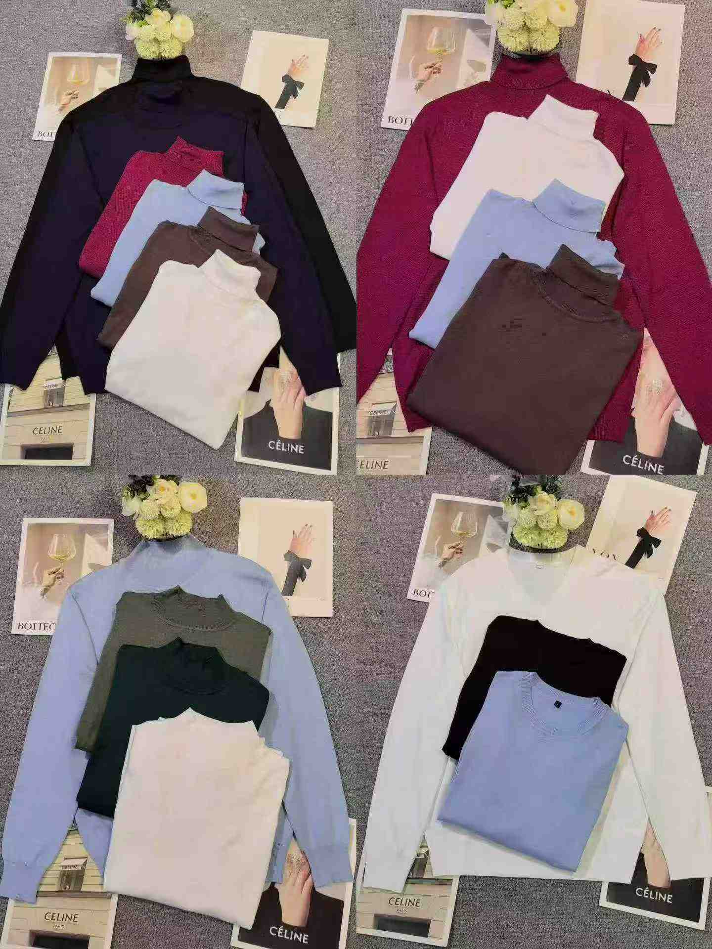 High Quality Autumn Winter Men's Warm Slim Knit Base Tops Around 900 Pieces - Image 2