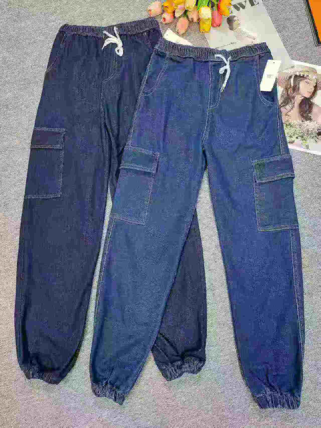 2650 Pieces Denim Cargo Jeans Individual Packing S-2XL - Image 6
