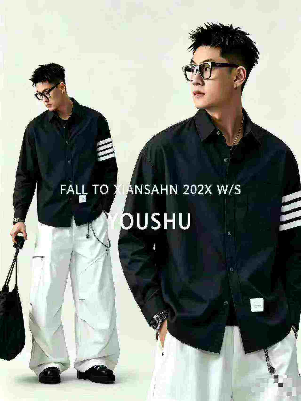 650 Pcs Trendy High-end Men's Long Sleeve Shirts For Spring Autumn - Image 2