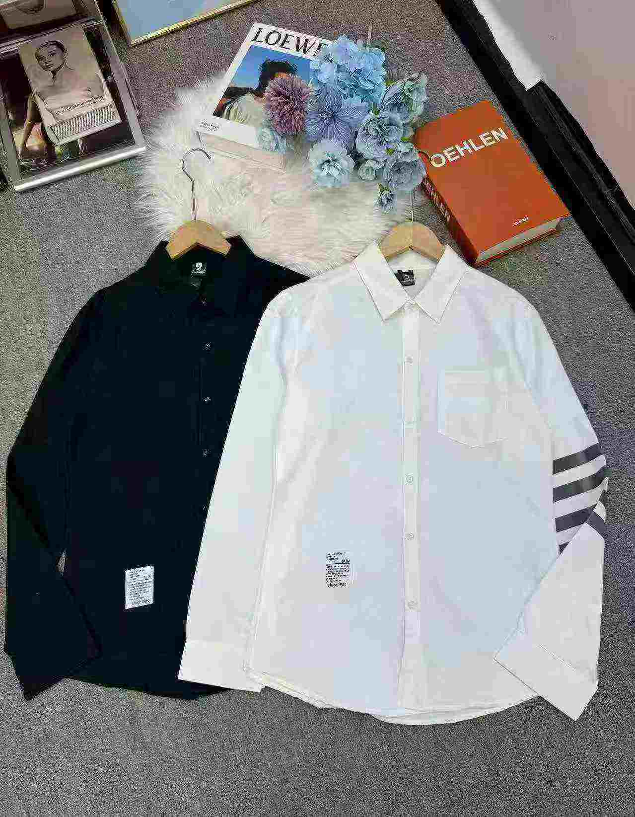 650 Pcs Trendy High-end Men's Long Sleeve Shirts For Spring Autumn - Image 3