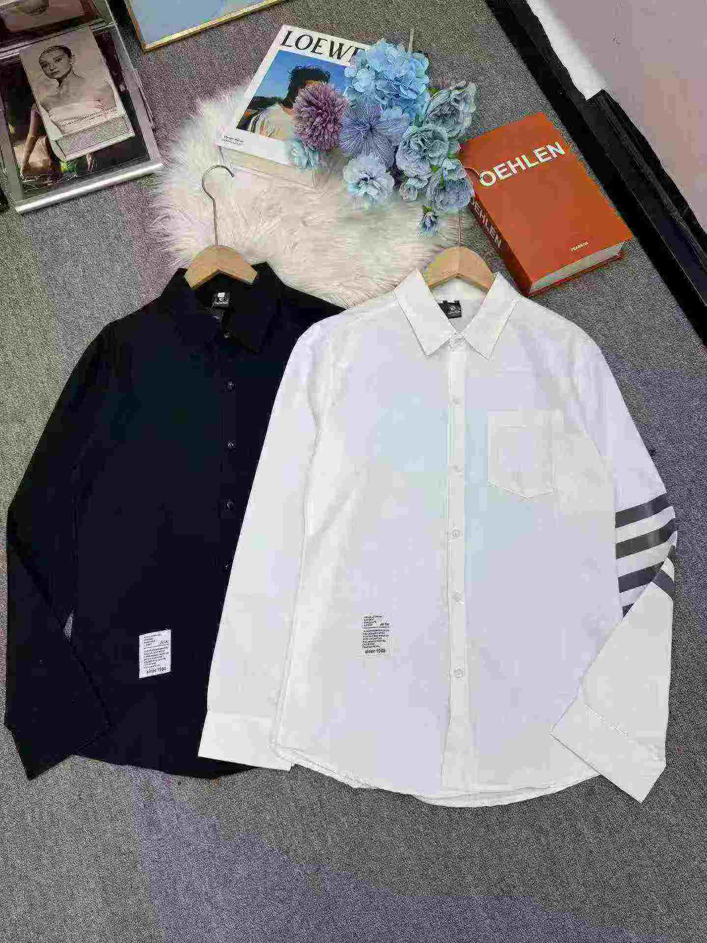 650 Pcs Trendy High-end Men's Long Sleeve Shirts For Spring Autumn - Image 4