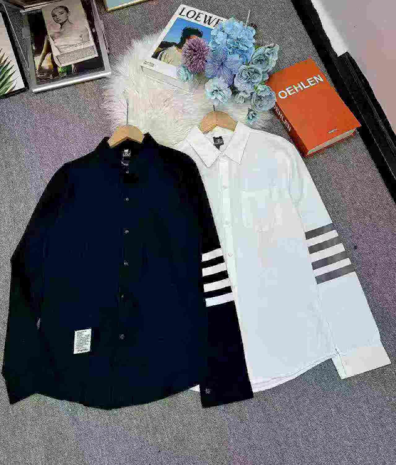 650 Pcs Trendy High-end Men's Long Sleeve Shirts For Spring Autumn - Image 5