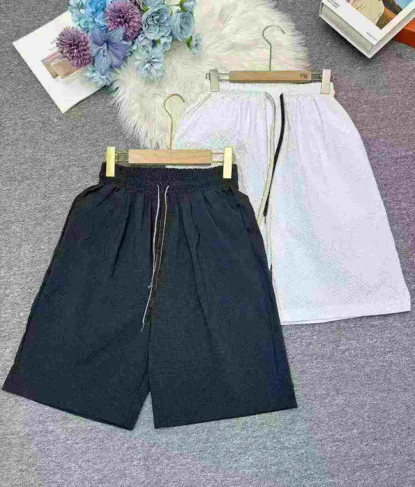 Men's Wrinkled Seersucker Loose Casual Summer Shorts 605PCS - Image 6