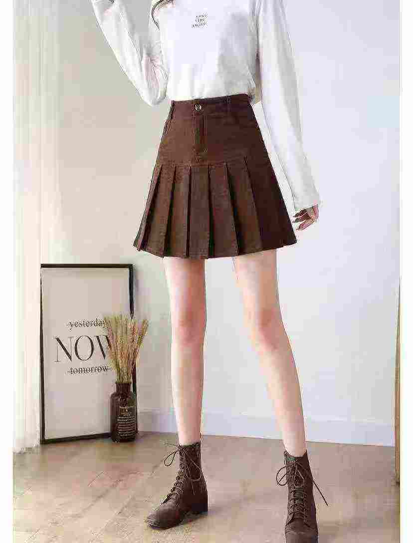 950 Pcs New High Waist A-line Short Plus Size Skirts - Image 2