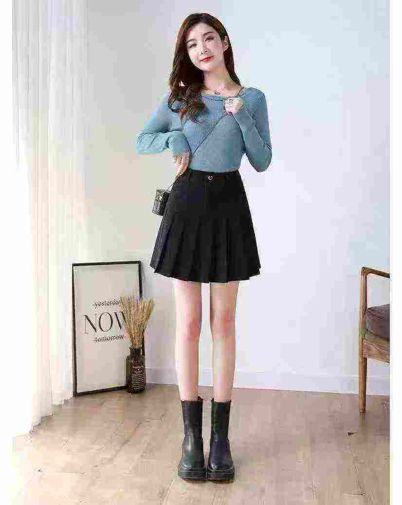 950 Pcs New High Waist A-line Short Plus Size Skirts - Image 3
