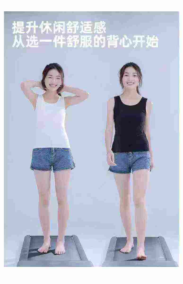 640 Buah Rompi Tanpa Lengan Cropped Katun Polos Gaya Korea - Image 6