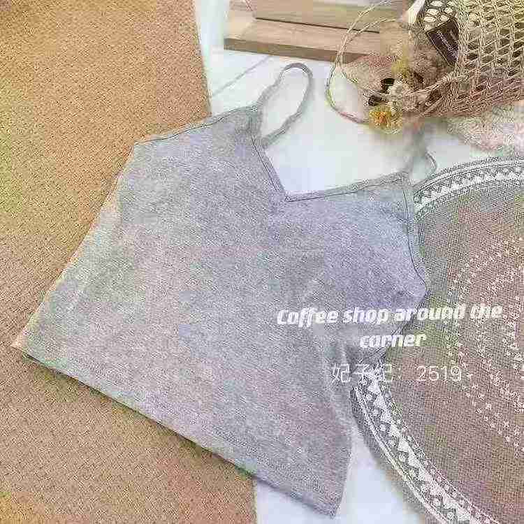 3300 Pcs Adjustable Strap V-neck Sexy Slim Cami Tank Tops - Image 2