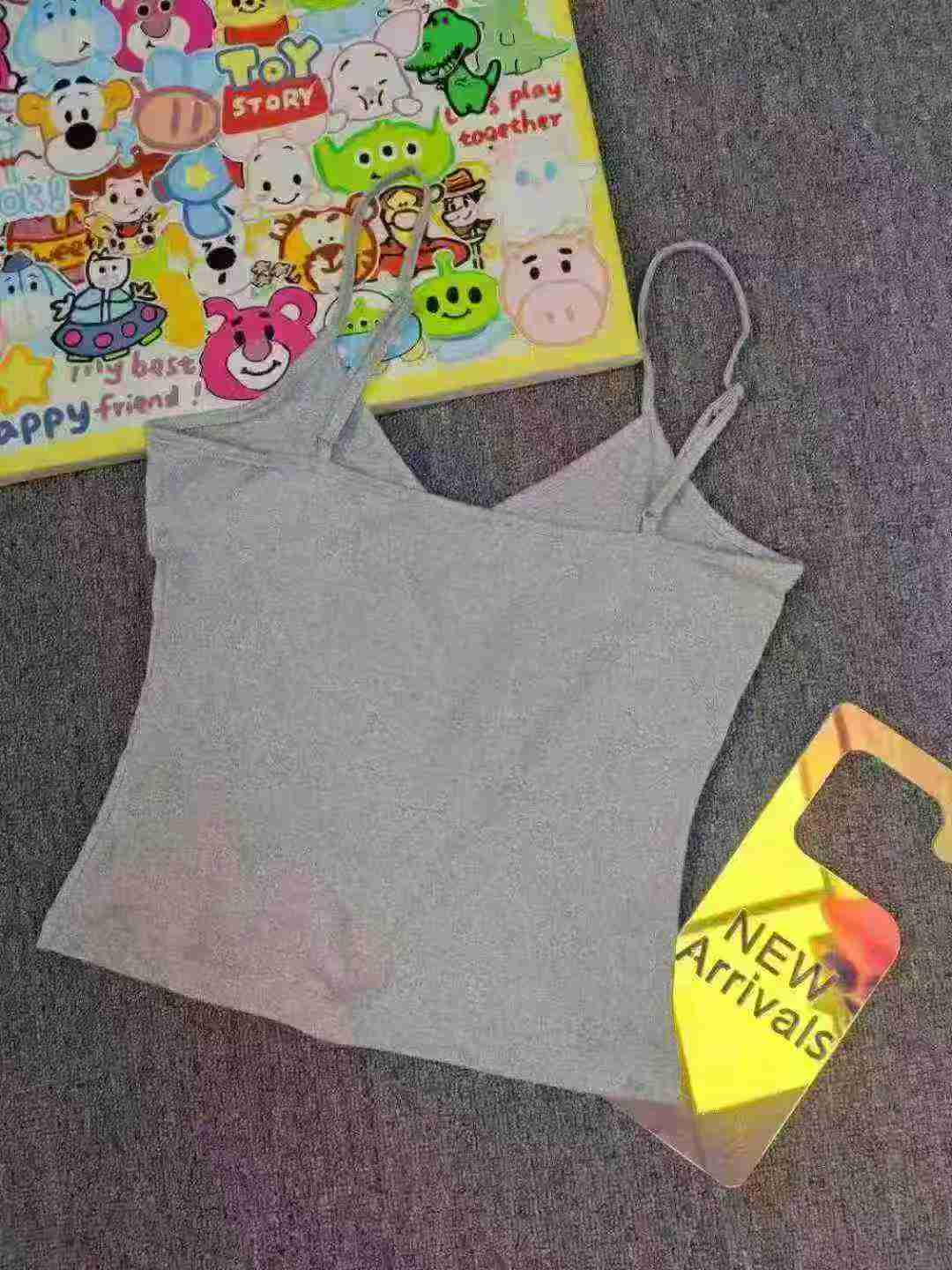 3300 Pcs Adjustable Strap V-neck Sexy Slim Cami Tank Tops - Image 6