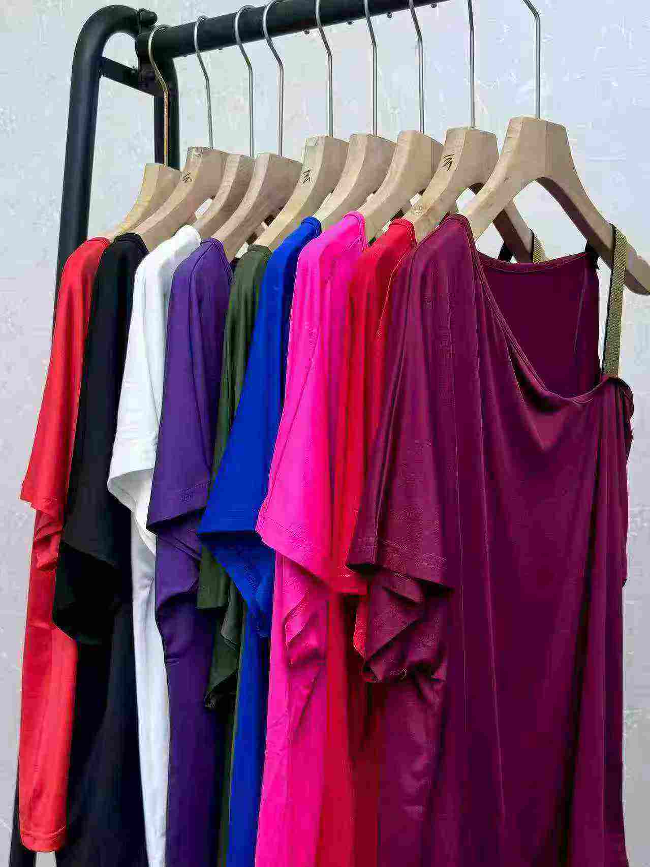 1300 Pcs Clearance Popular European American Casual Cross Off-shoulder Cotton Short Sleeve T-shirts - Image 7