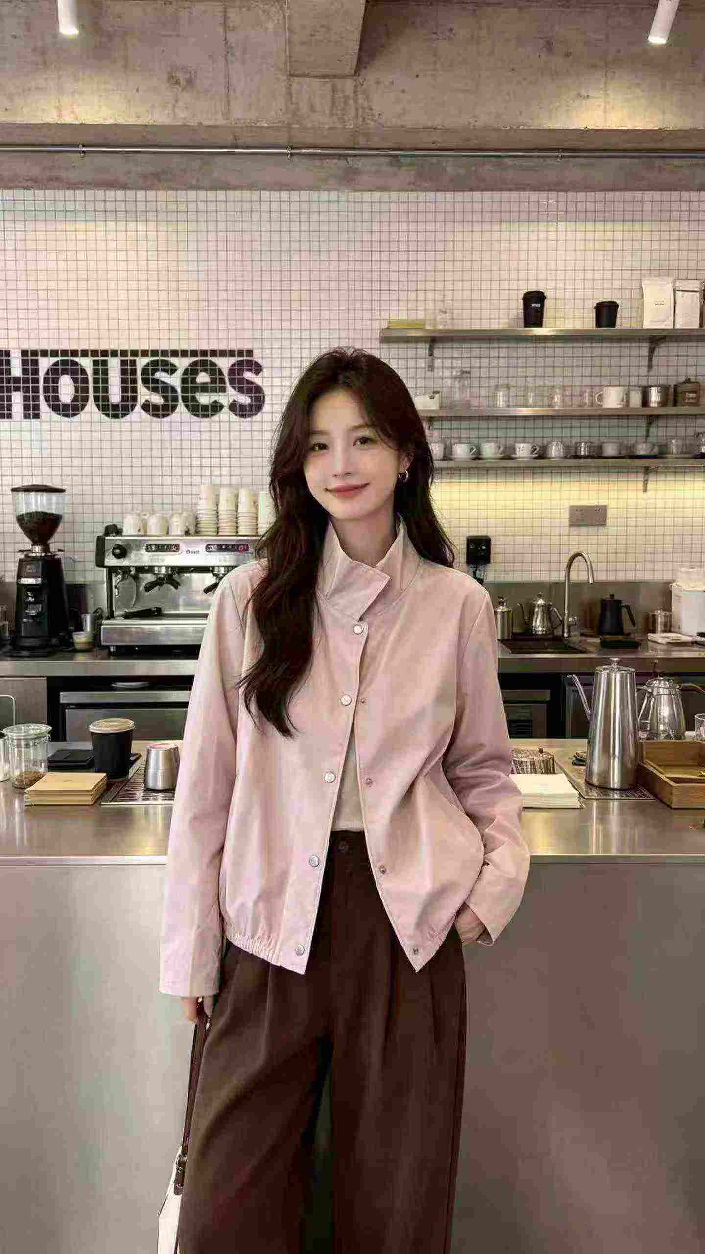 Sweet Petite Women's Leather Cropped Workwear Jacket 706 Pieces - Image 6