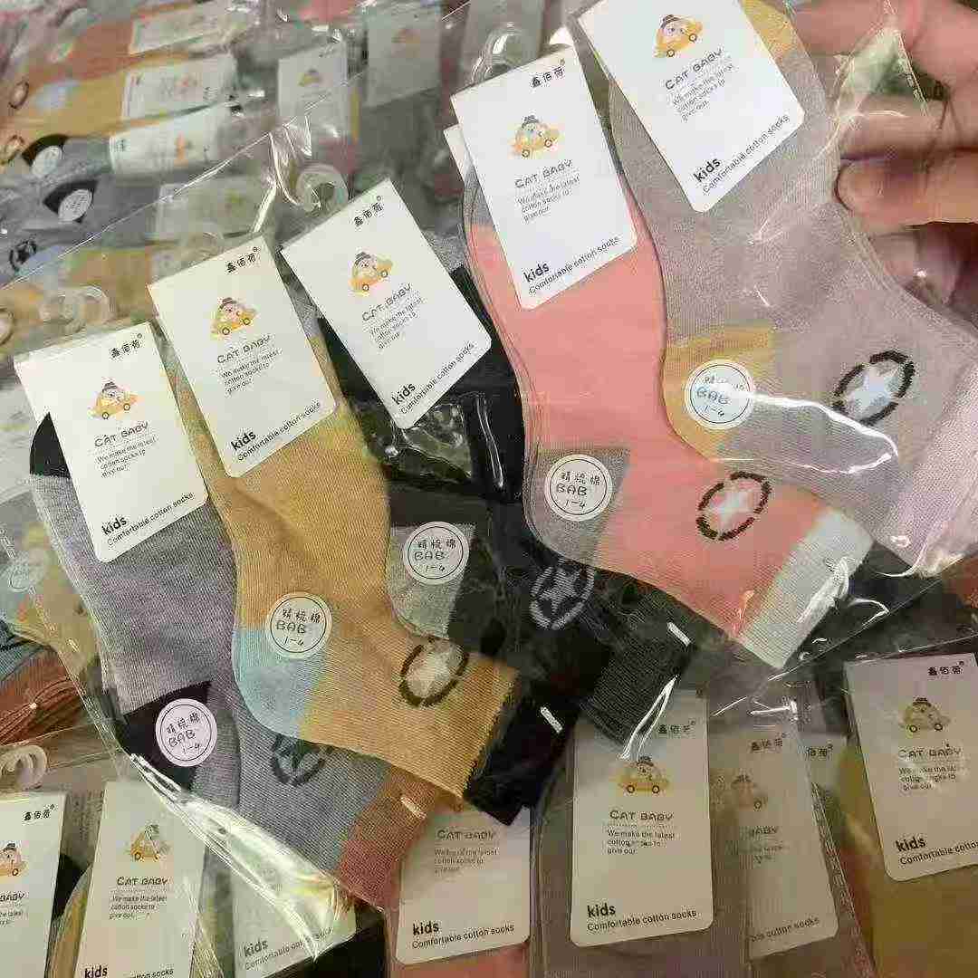 14000 Pasang Kaos Kaki Anak Modis Bahan Katun Sisir untuk Usia 1-8 Tahun - Image 2