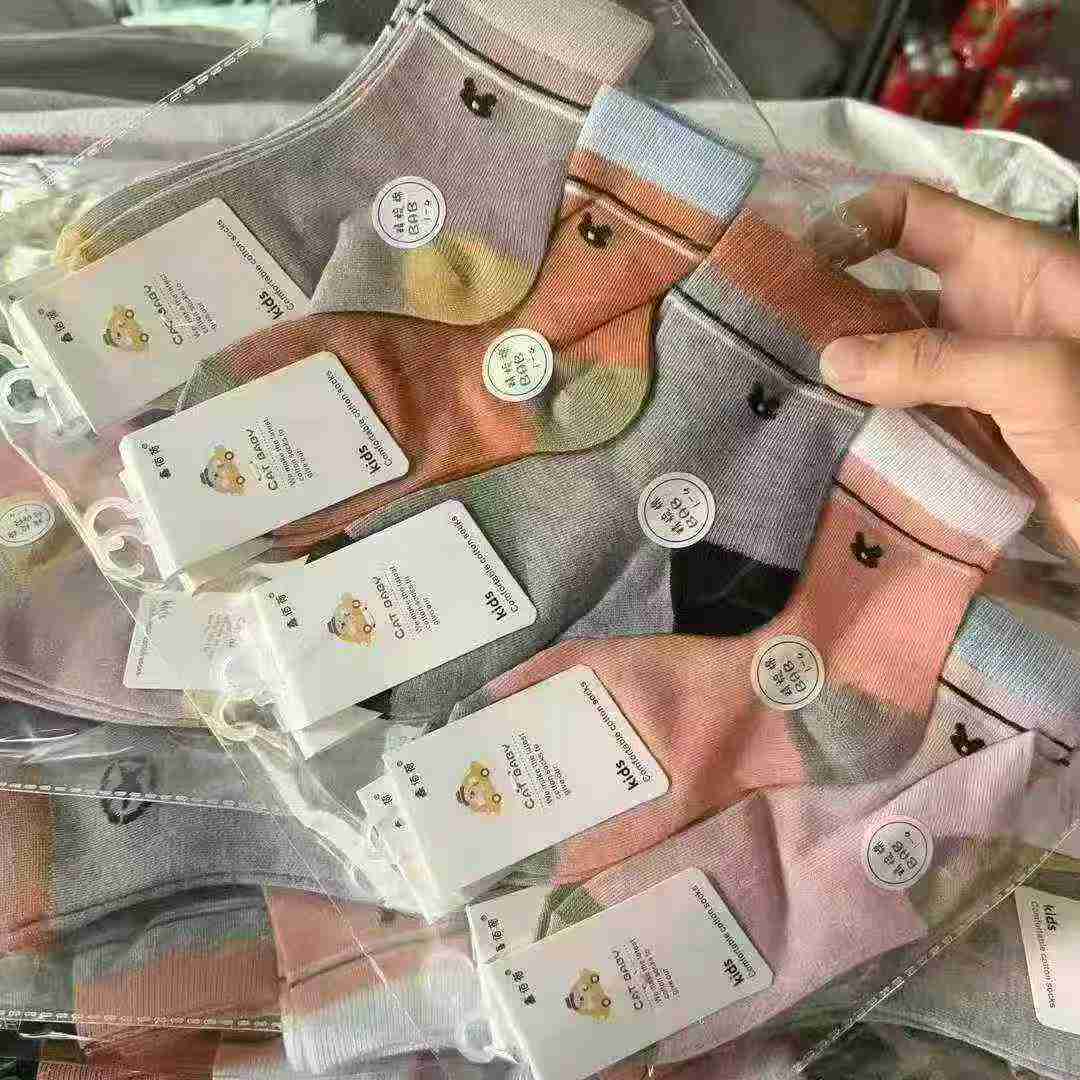 14000 Pasang Kaos Kaki Anak Modis Bahan Katun Sisir untuk Usia 1-8 Tahun - Image 5