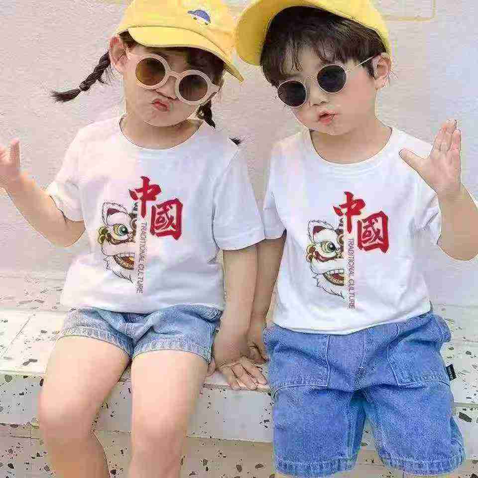 5300 Potong Kaos Lengan Pendek Katun Anak-anak - Image 4