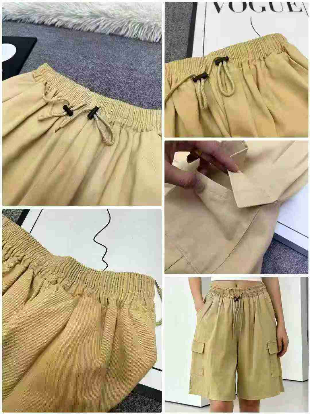 970 chiếc quần short lao động mùa hè dành cho nam, chất liệu vải cotton chéo, kiểu dáng rộng, cỡ lớn - Image 8