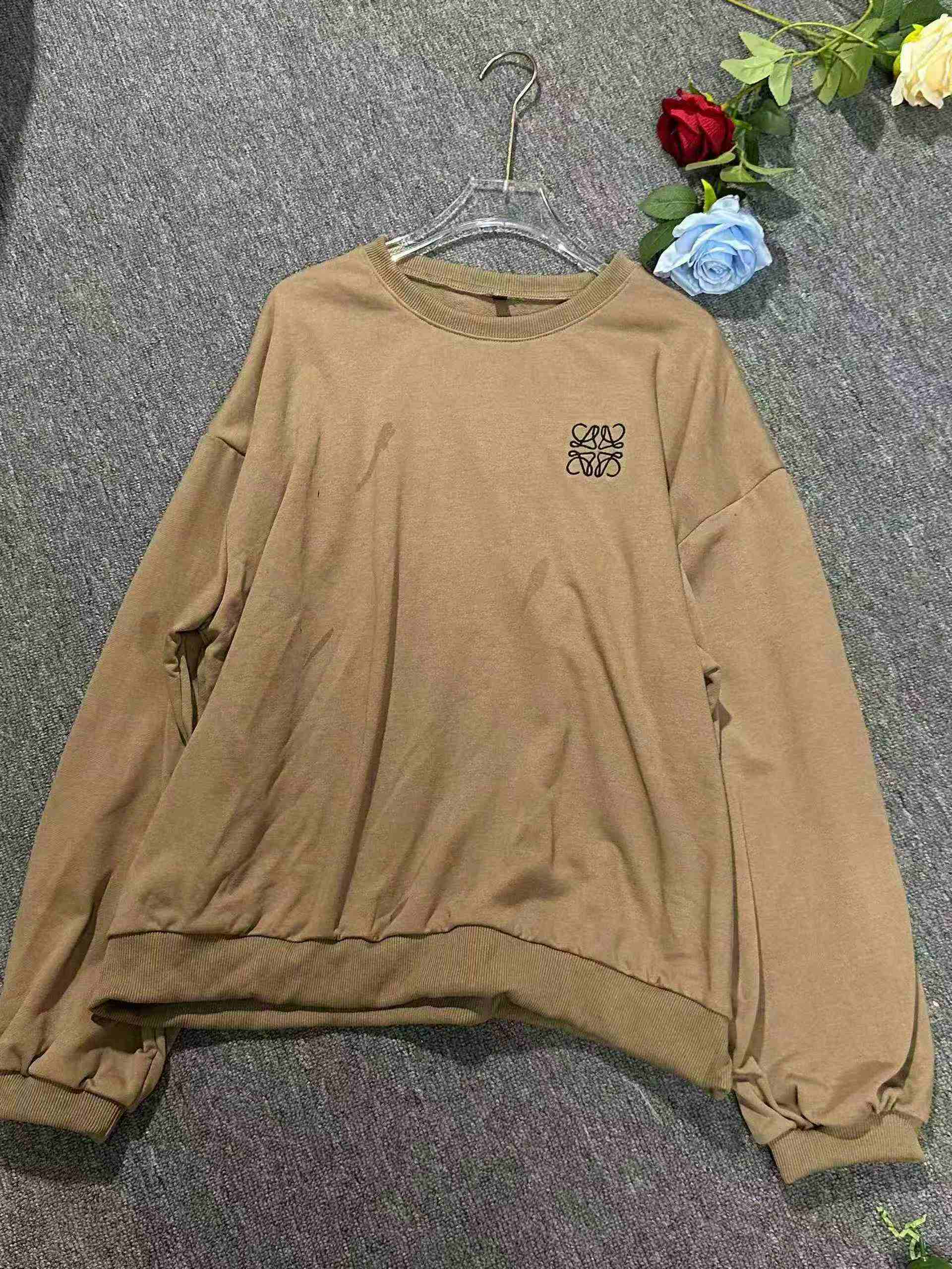 483 Keping Sweatshirt Lelaki Longgar Kapas Bersulam - Image 4