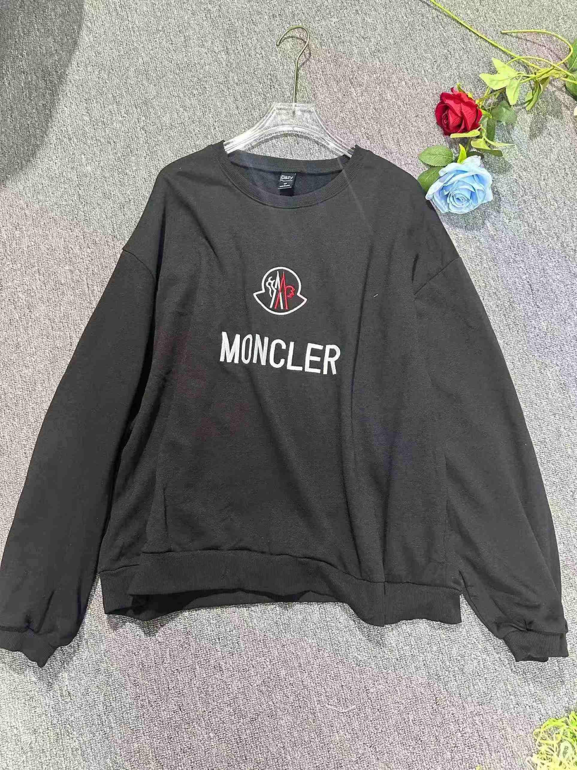 483 Keping Sweatshirt Lelaki Longgar Kapas Bersulam - Image 5