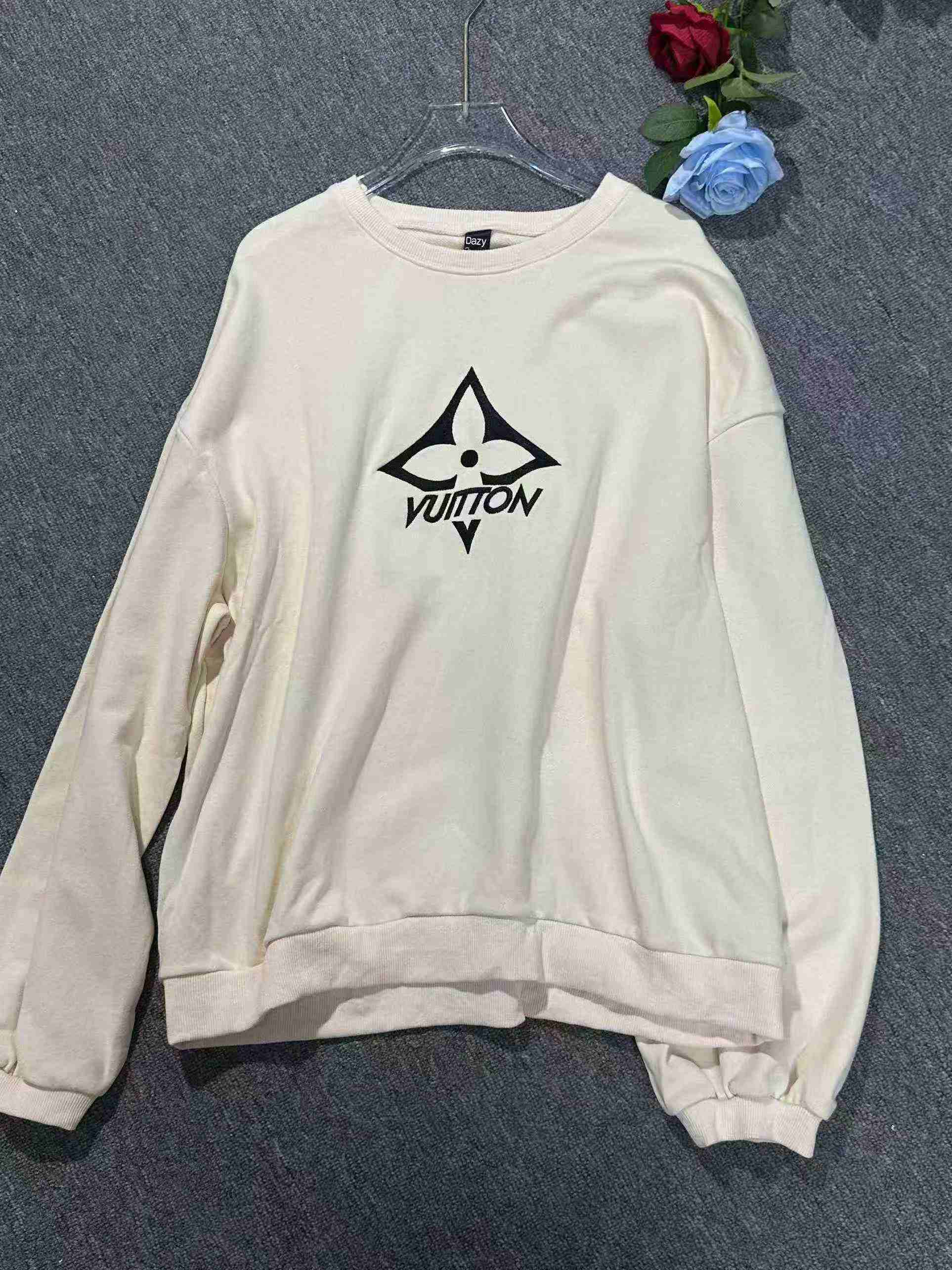 483 Keping Sweatshirt Lelaki Longgar Kapas Bersulam - Image 6