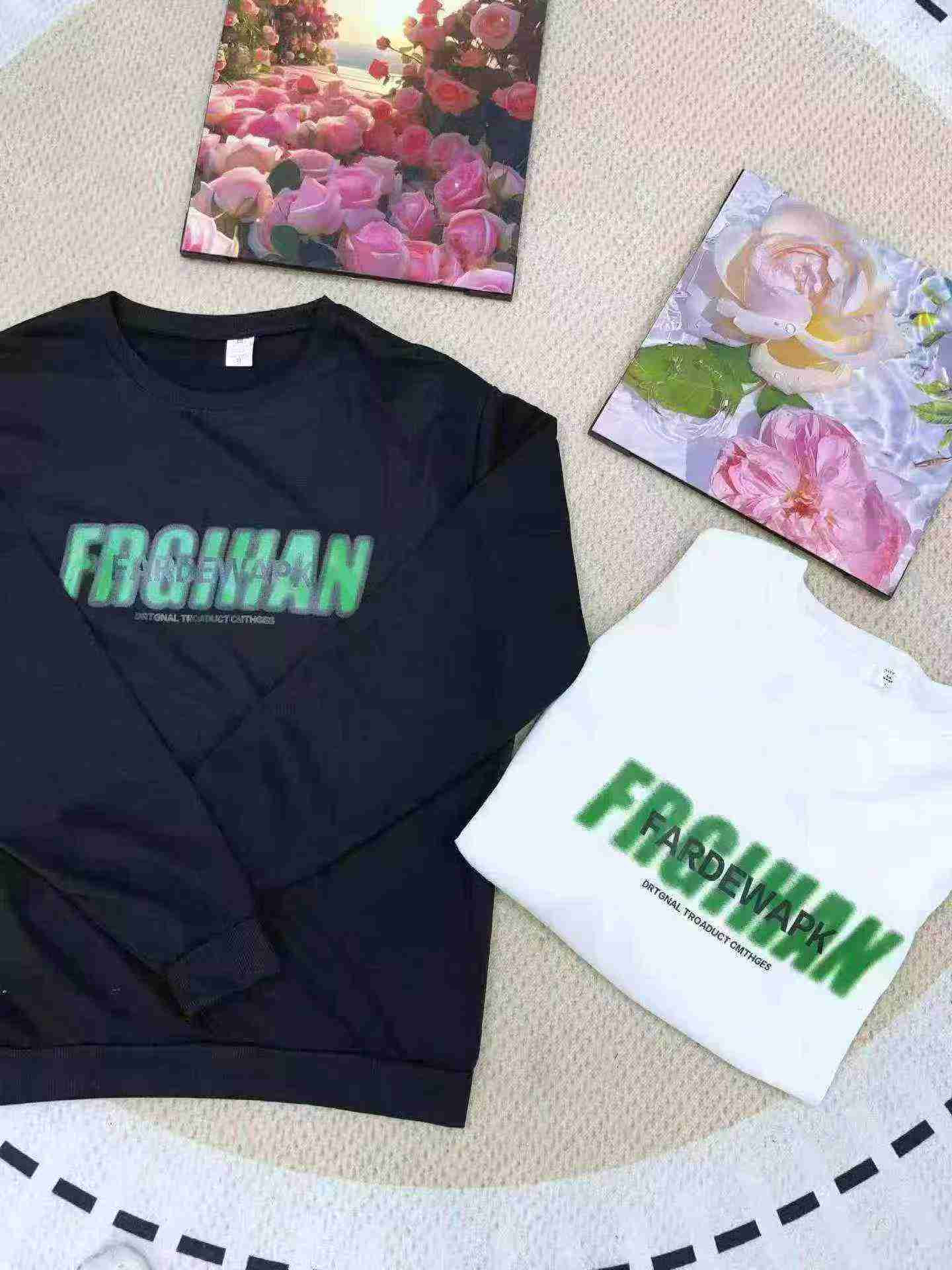 2281 ชิ้น เสื้อสเวตเตอร์คอกลมลายพิมพ์สไตล์ลำลองสำหรับผู้ชาย ฤดูใบไม้ผลิและฤดูใบไม้ร่วง - Image 5