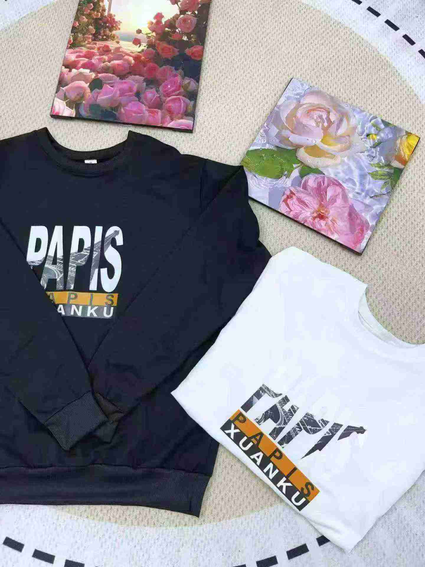 2281 ชิ้น เสื้อสเวตเตอร์คอกลมลายพิมพ์สไตล์ลำลองสำหรับผู้ชาย ฤดูใบไม้ผลิและฤดูใบไม้ร่วง - Image 6
