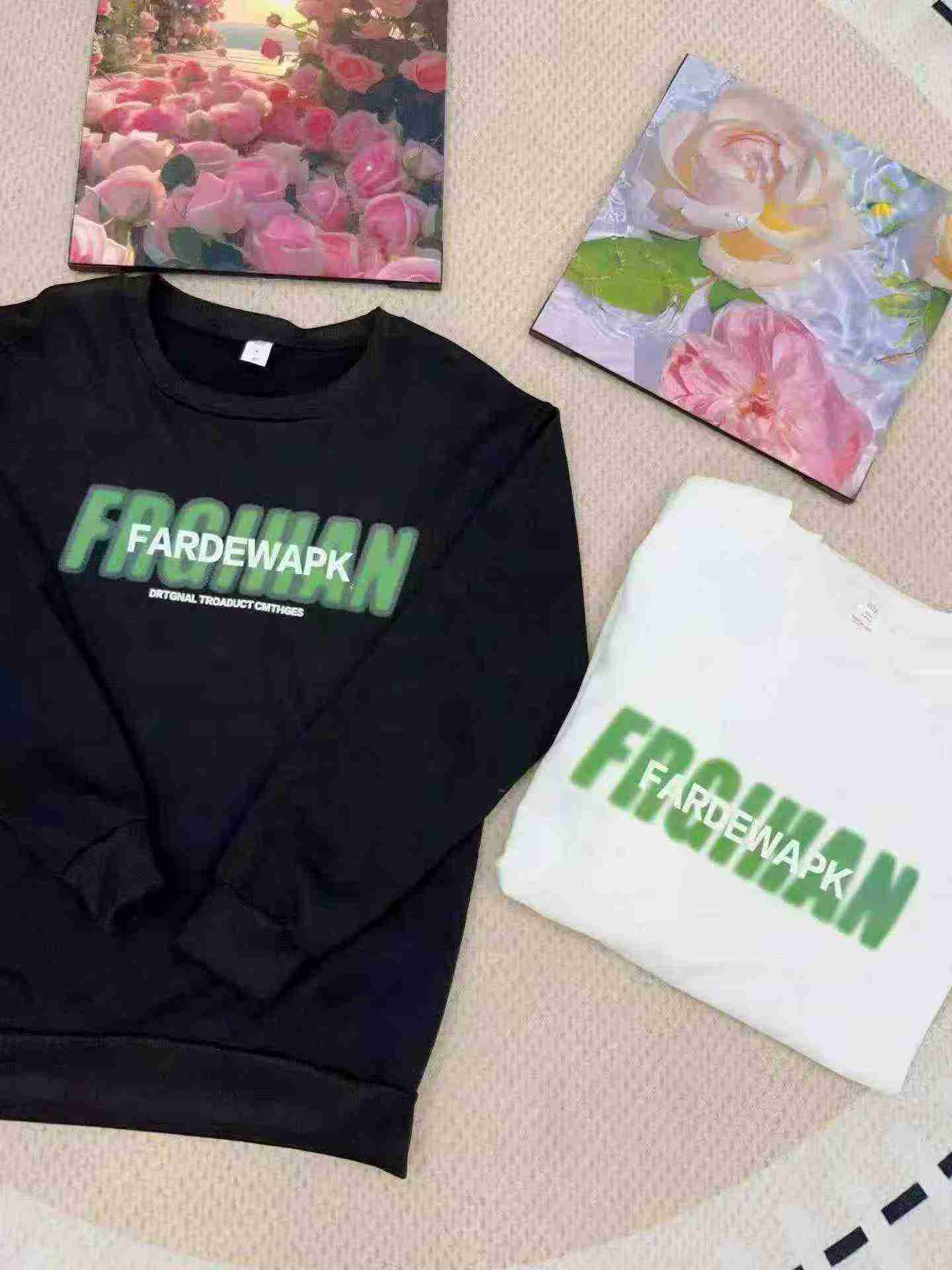 2281 ชิ้น เสื้อสเวตเตอร์คอกลมลายพิมพ์สไตล์ลำลองสำหรับผู้ชาย ฤดูใบไม้ผลิและฤดูใบไม้ร่วง - Image 9