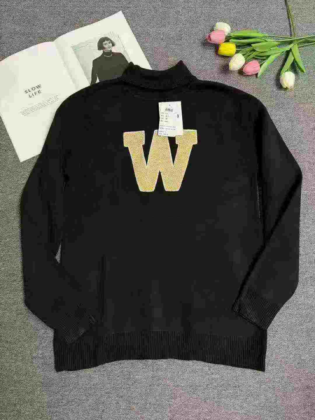 Sweater Rajut Bordir Tebal Leher Tinggi Pria 360 PCS - Image 2