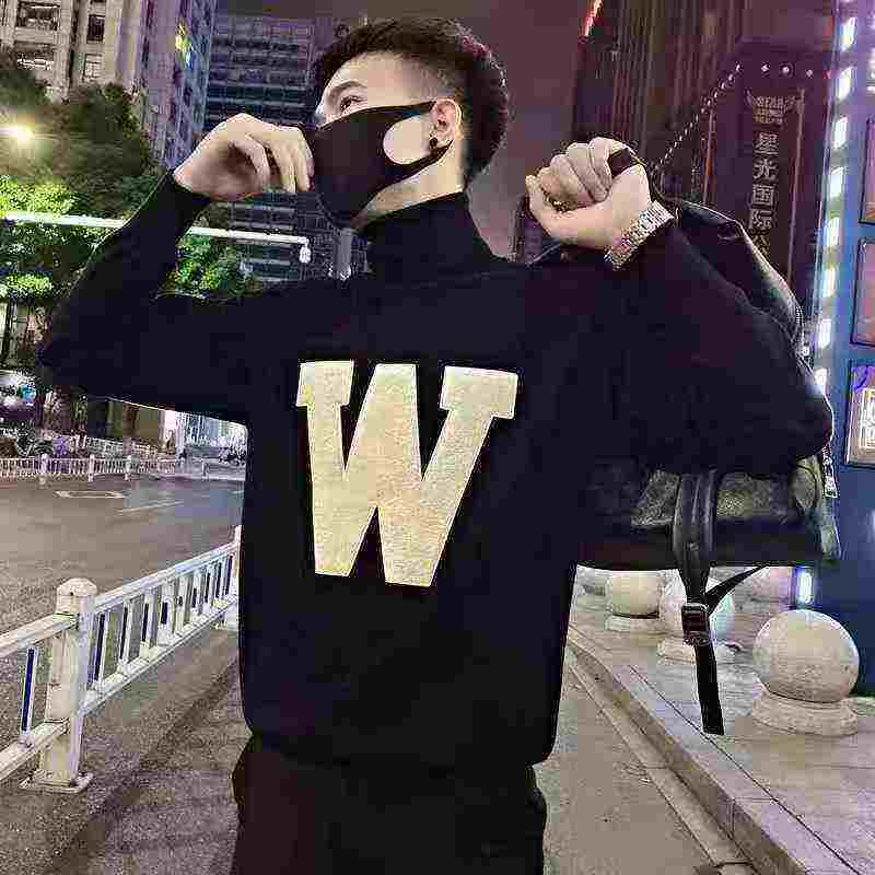 Sweater Rajut Bordir Tebal Leher Tinggi Pria 360 PCS - Image 3