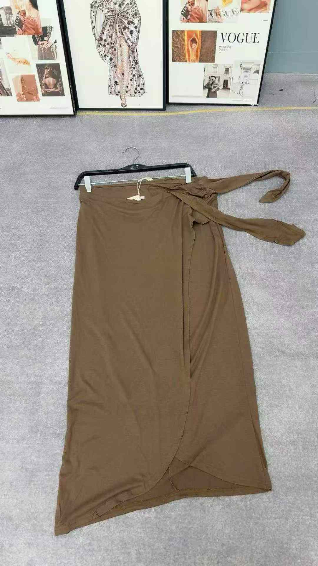 New Summer Women Lace-up Midi Skirts 434 Pcs - Image 3