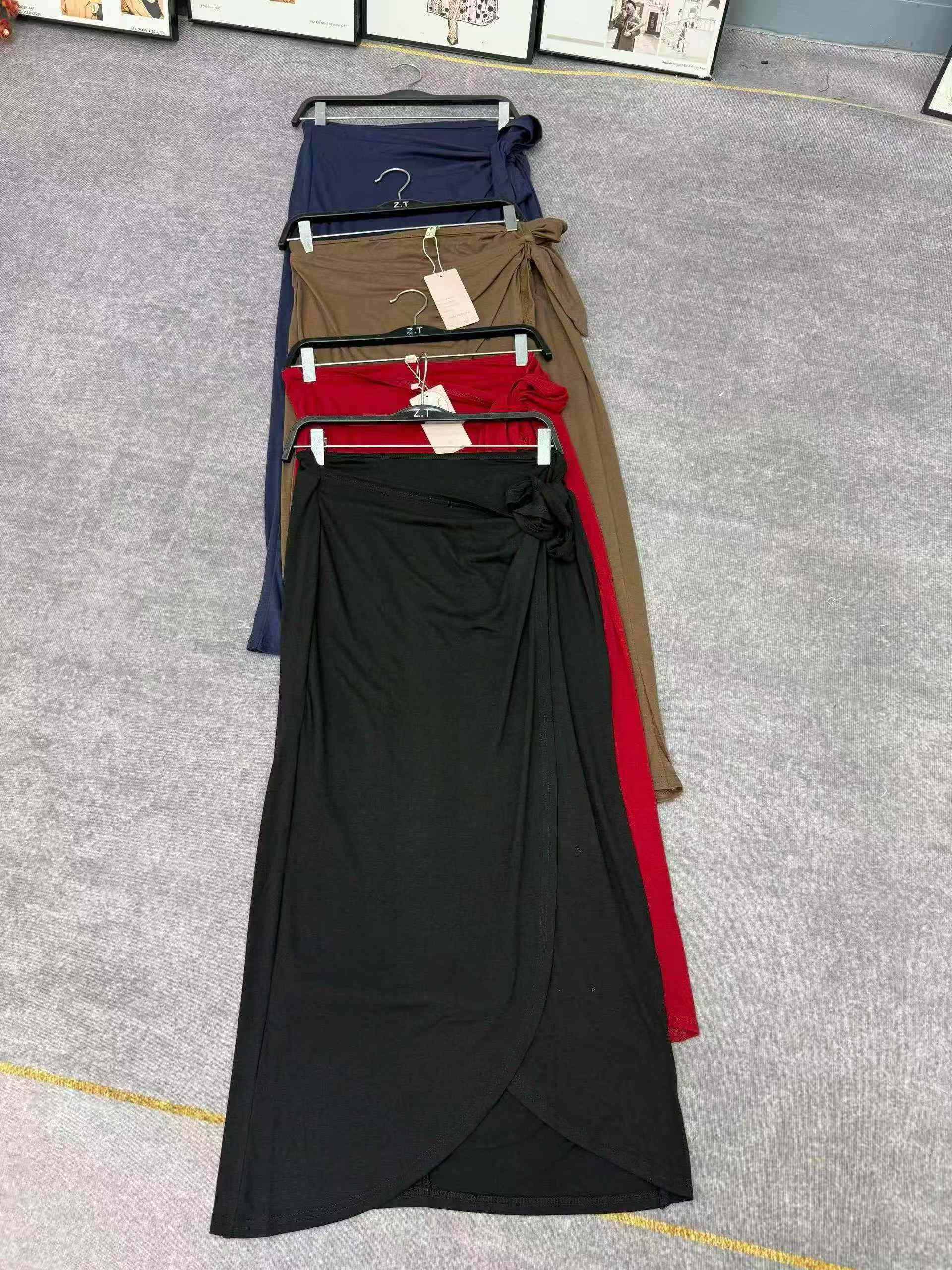 New Summer Women Lace-up Midi Skirts 434 Pcs - Image 5