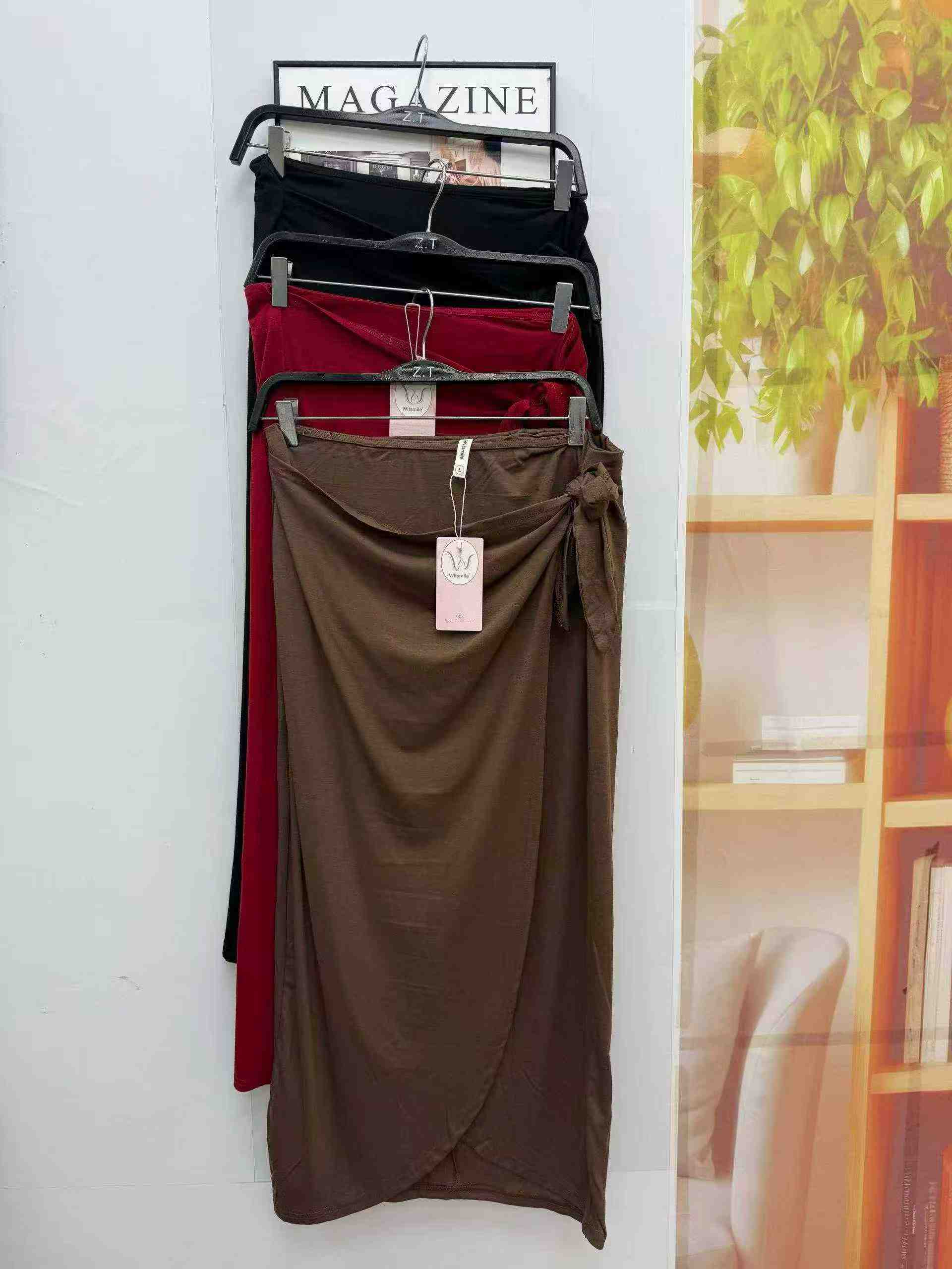 New Summer Women Lace-up Midi Skirts 434 Pcs - Image 7