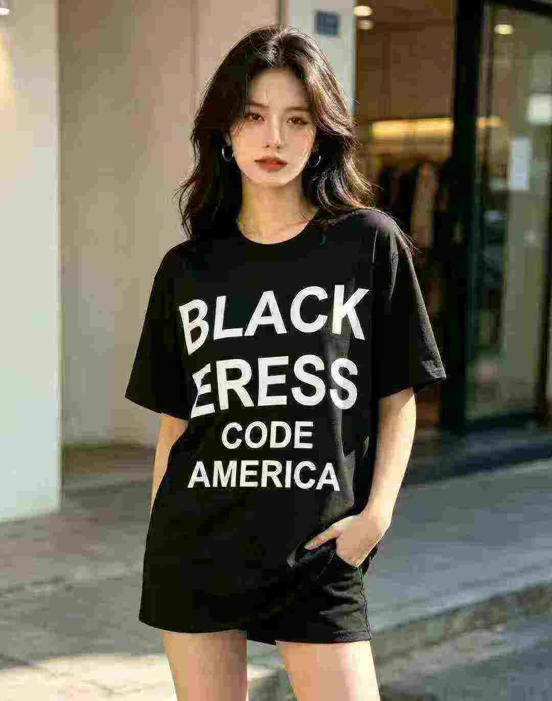 576 Pcs Women's Trendy Oversized Short Sleeve T-shirts - Image 7