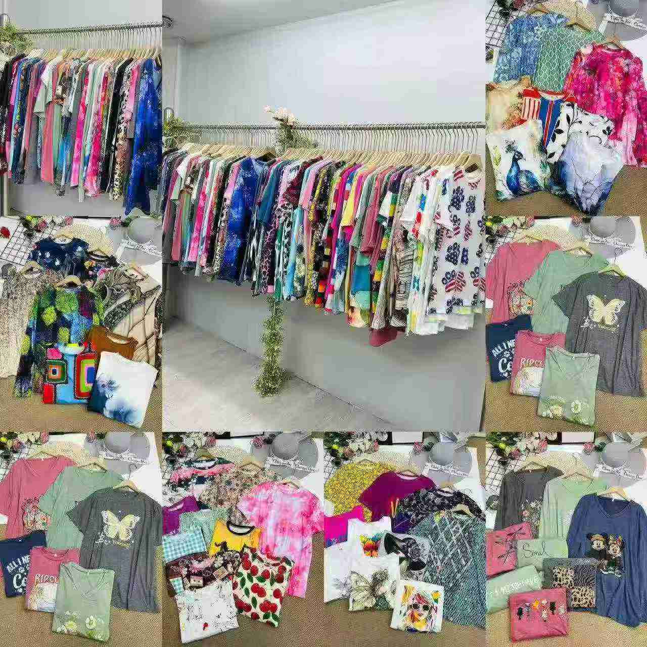 Full Print T-shirts (50% Long Sleeve, 50% Short Sleeve) Around 100000 Pcs Total - Image 9