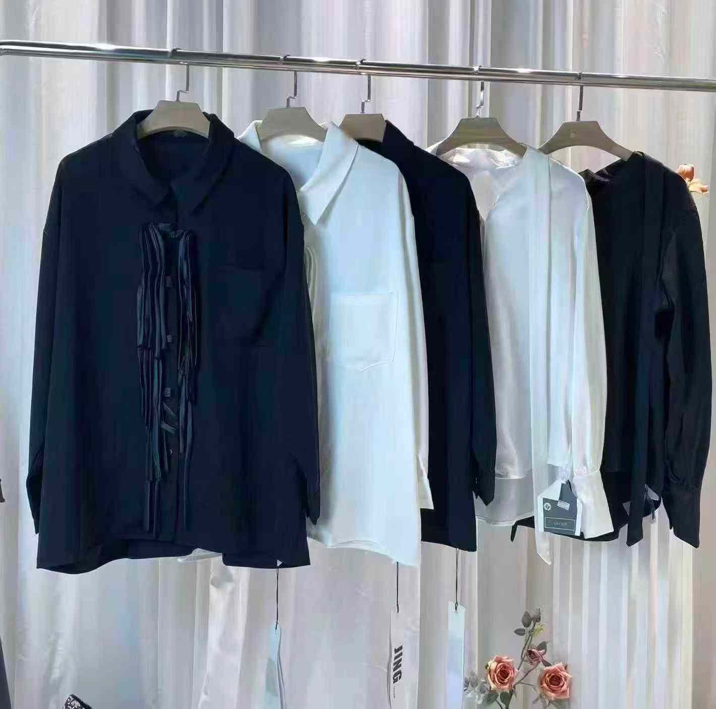 750 Pcs Original Designer New Chinese Style Long Sleeve Blouses - Image 4