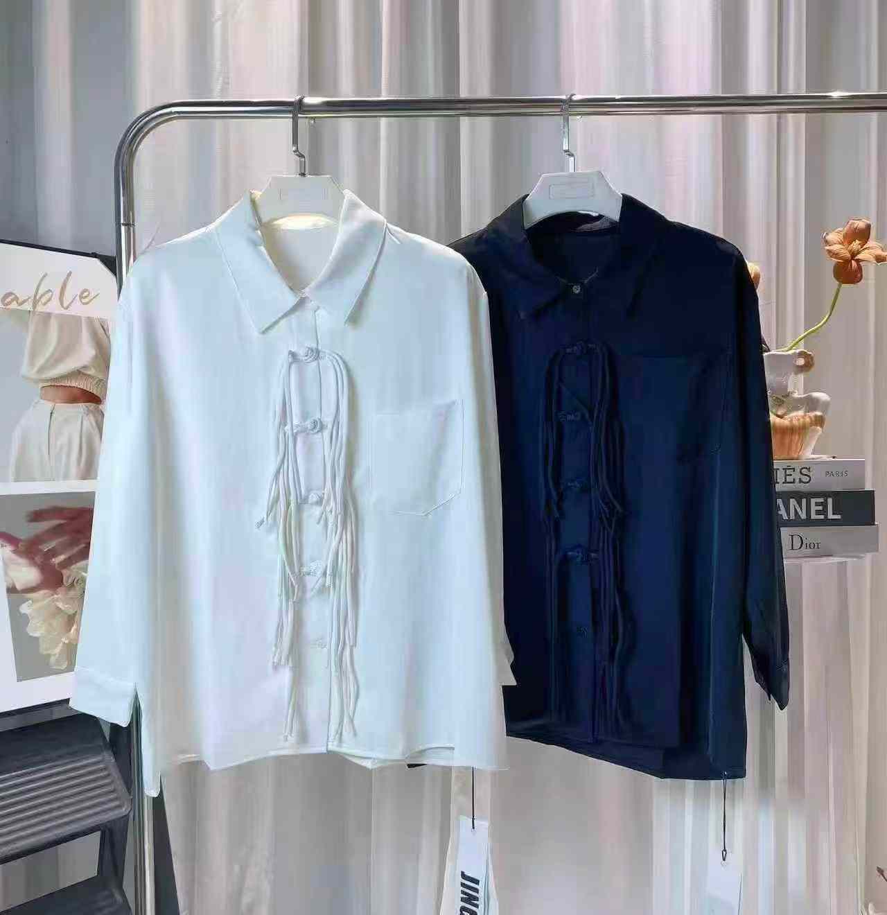 750 Pcs Original Designer New Chinese Style Long Sleeve Blouses - Image 5