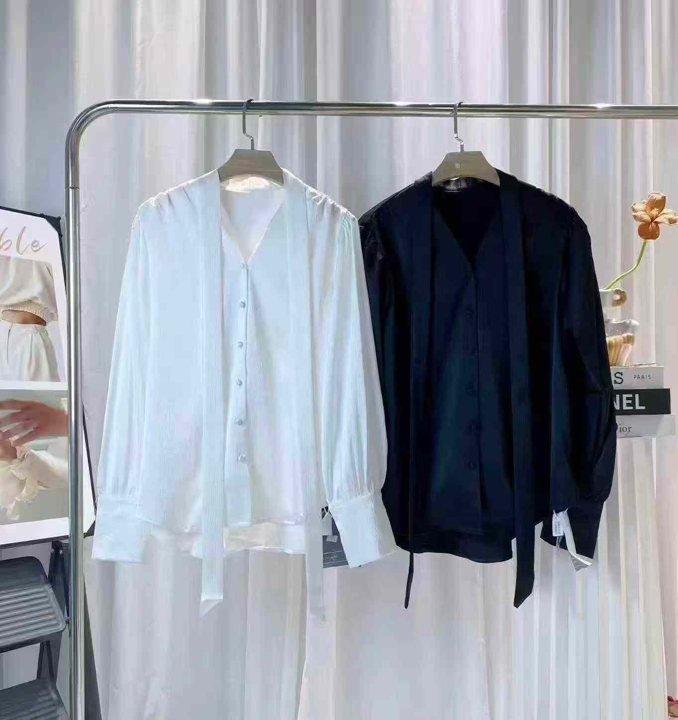750 Pcs Original Designer New Chinese Style Long Sleeve Blouses - Image 7