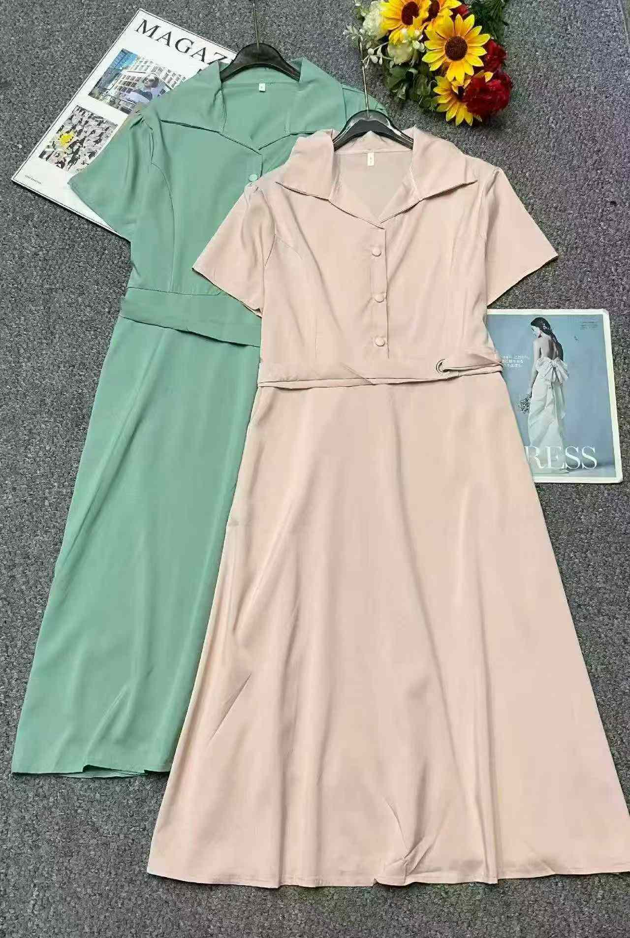 Novedades de verano: vestidos para mujer de estilo coreano, 350 piezas en liquidación a granel - Image 2