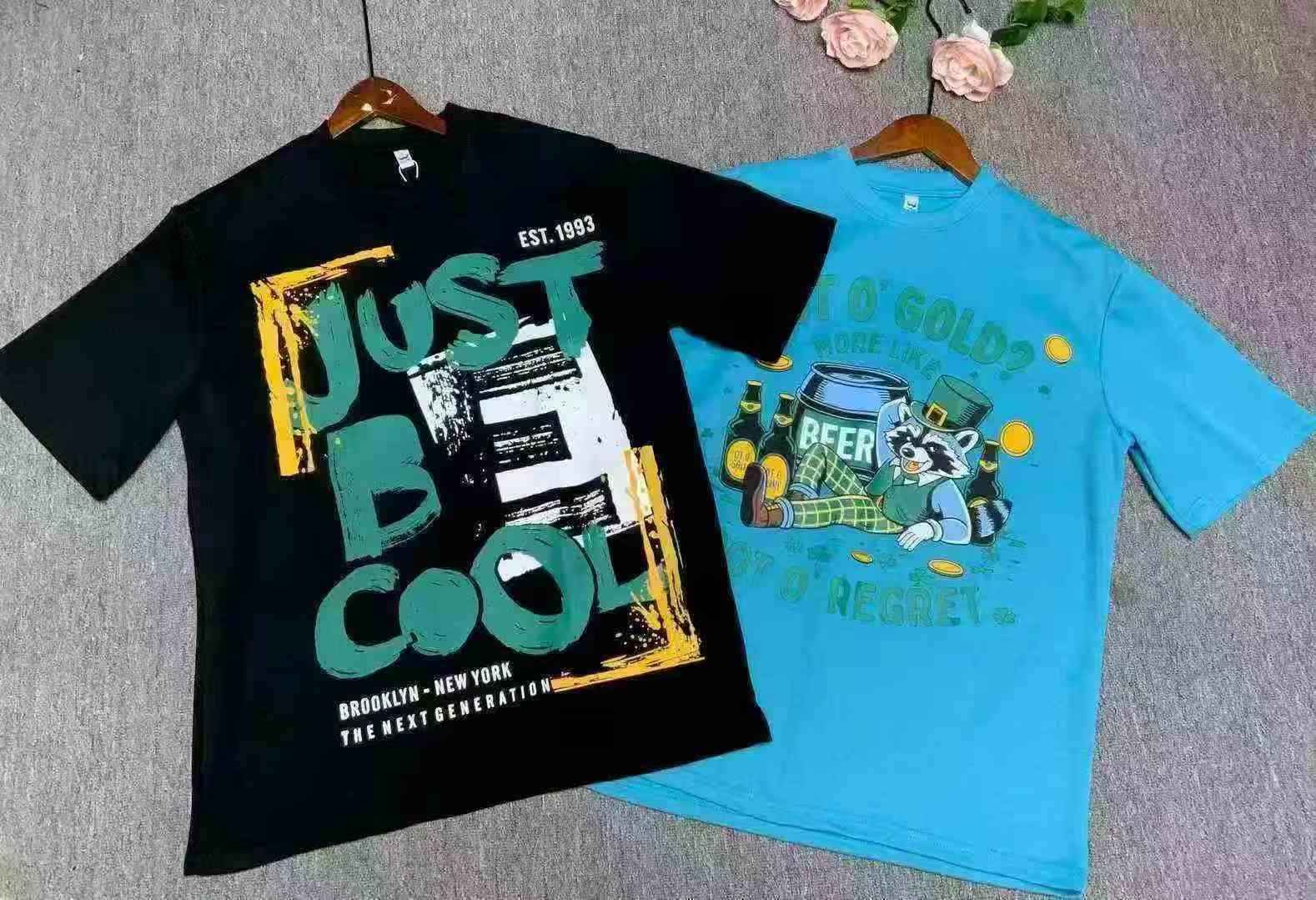 3000 Buah Kaos Katun Berat Pria Kekinian dengan Cetakan Besar - Image 3