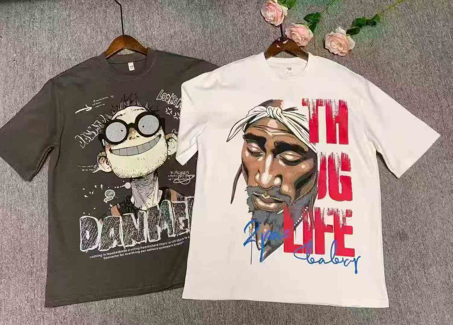 3000 Buah Kaos Katun Berat Pria Kekinian dengan Cetakan Besar - Image 5