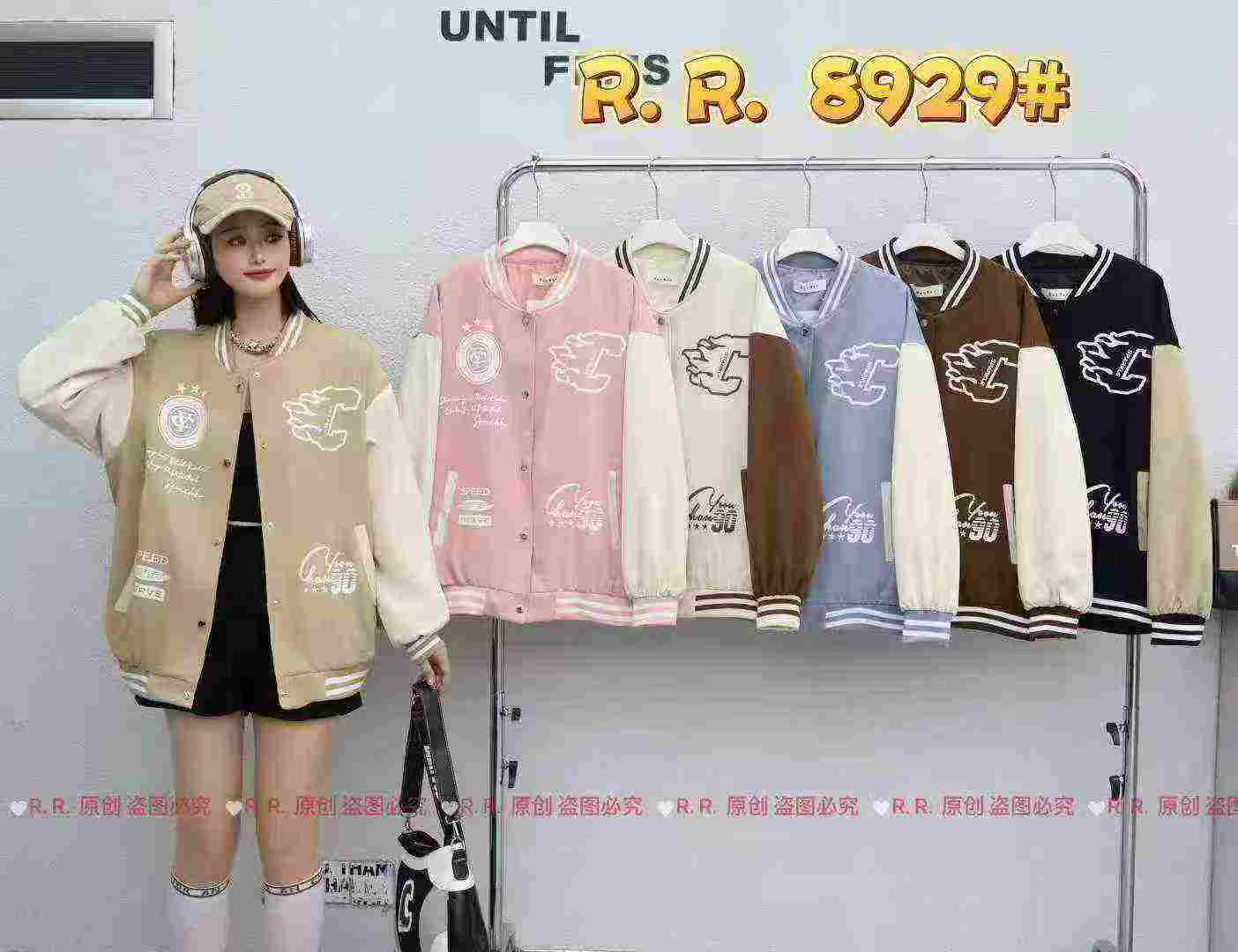 เสื้อแจ็กเก็ตเบสบอลยูนิเซ็กซ์ มีสไตล์และสีให้เลือก ไซซ์เดียว จำนวนสั่งซื้อขั้นต่ำ 100 ชิ้น - Image 5