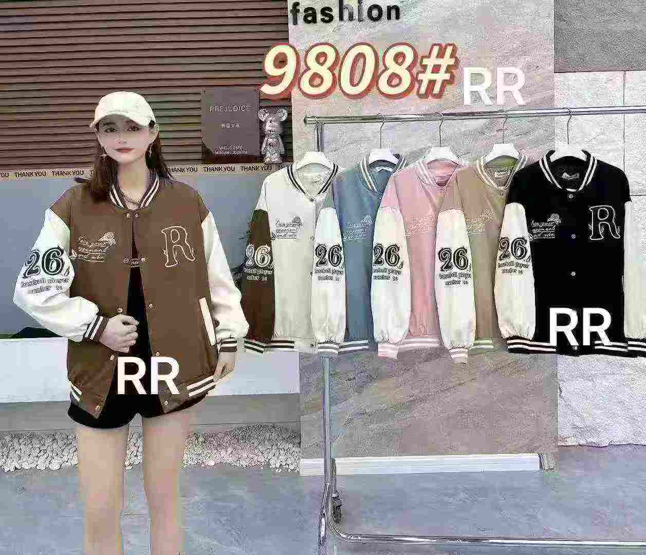 เสื้อแจ็กเก็ตเบสบอลยูนิเซ็กซ์ มีสไตล์และสีให้เลือก ไซซ์เดียว จำนวนสั่งซื้อขั้นต่ำ 100 ชิ้น - Image 8