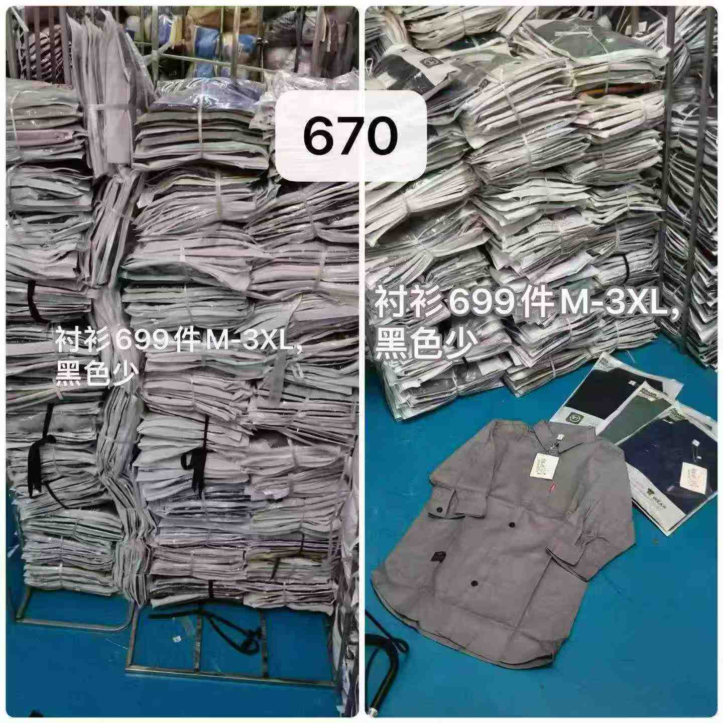 Kemeja Cargo Lengan 3/4 Pria Katun Gaya Korea Musim Panas 670 Potong - Image 8