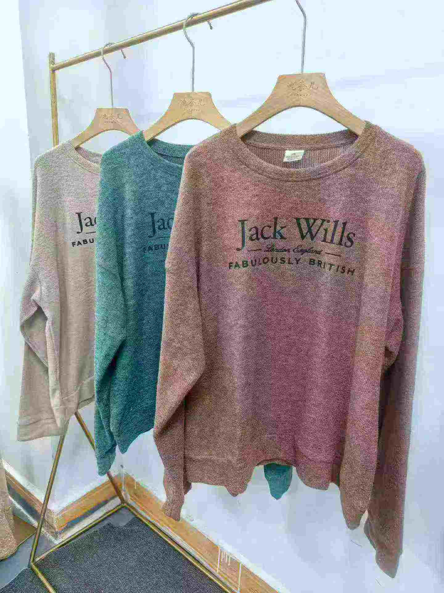 1200 Pcs Knit Imitation Wool Sweatshirts, 3 Colors Sizes S-3XL - Image 2
