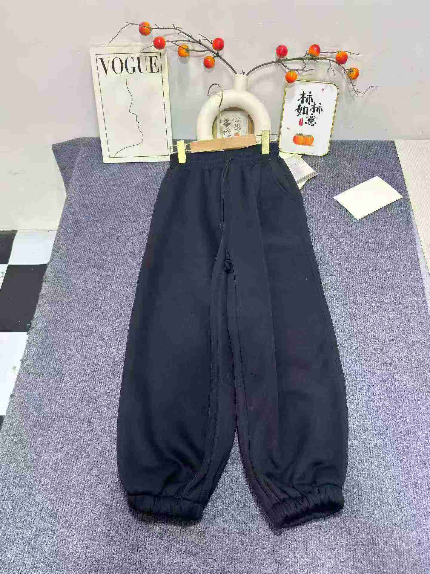 Calças de Moletom Femininas Estilo Americano com Forro de Sherpa e Cintura Ajustada, 428 Peças, Tamanho S-2XL, Embalagem Individual - Image 4