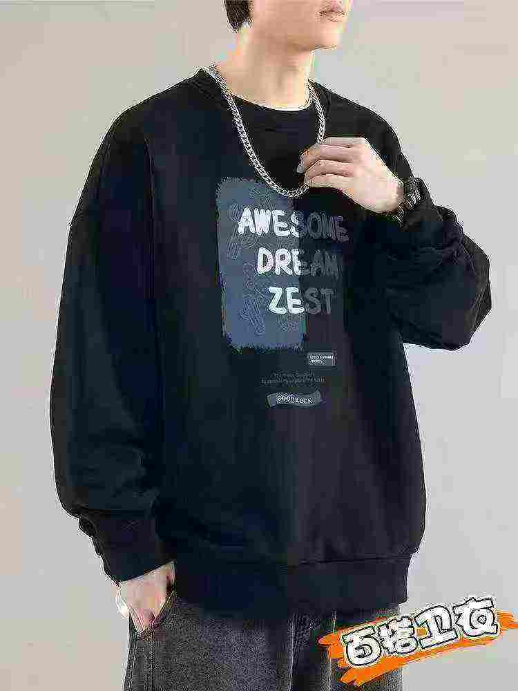Sweatshirts à col ras du cou tendance pour hommes de marque VOGUE, 3 600 pièces, déstockage en gros - Image 3