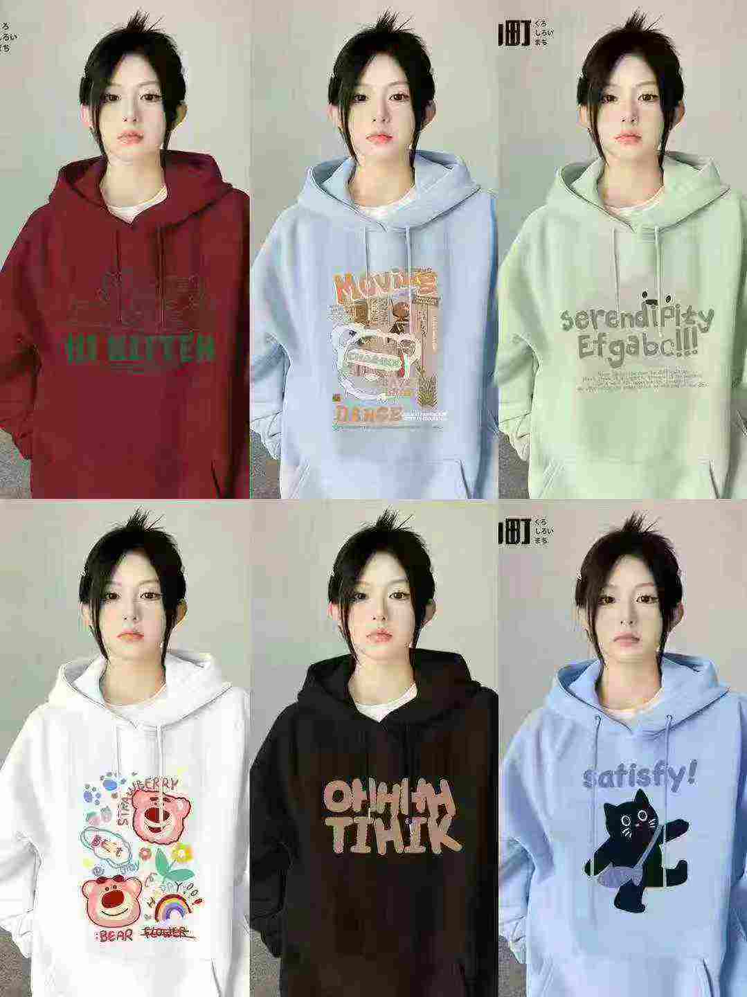 12000 Pieces Spring Non-fleece Cotton Hooded Women's Sweatshirts Wholesale - Image 2