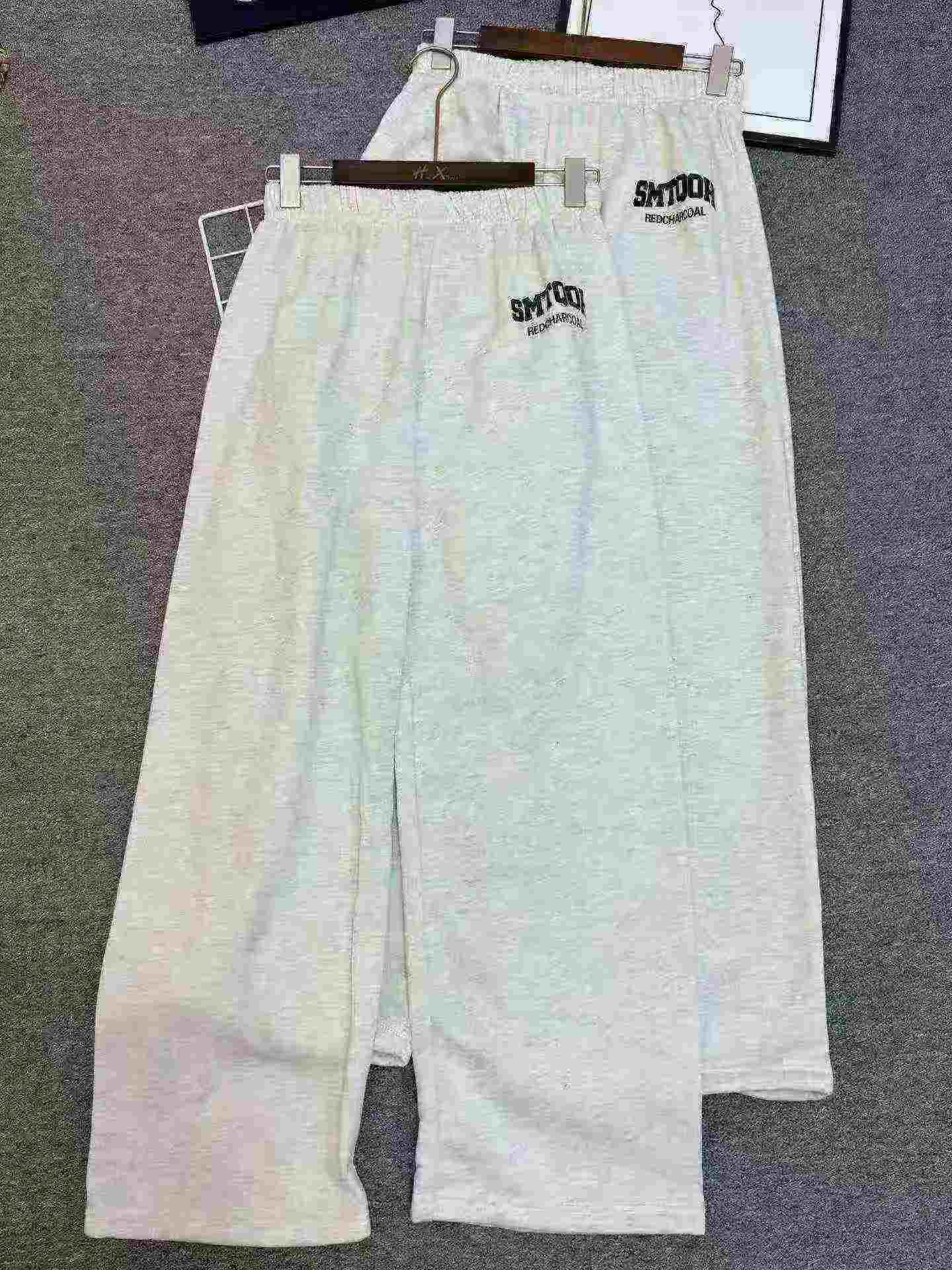 438 Peças Calças de Moletom Esportivas Femininas, Casuais e Soltas, de Estilo Coreano com Forro de Fleece - Image 2