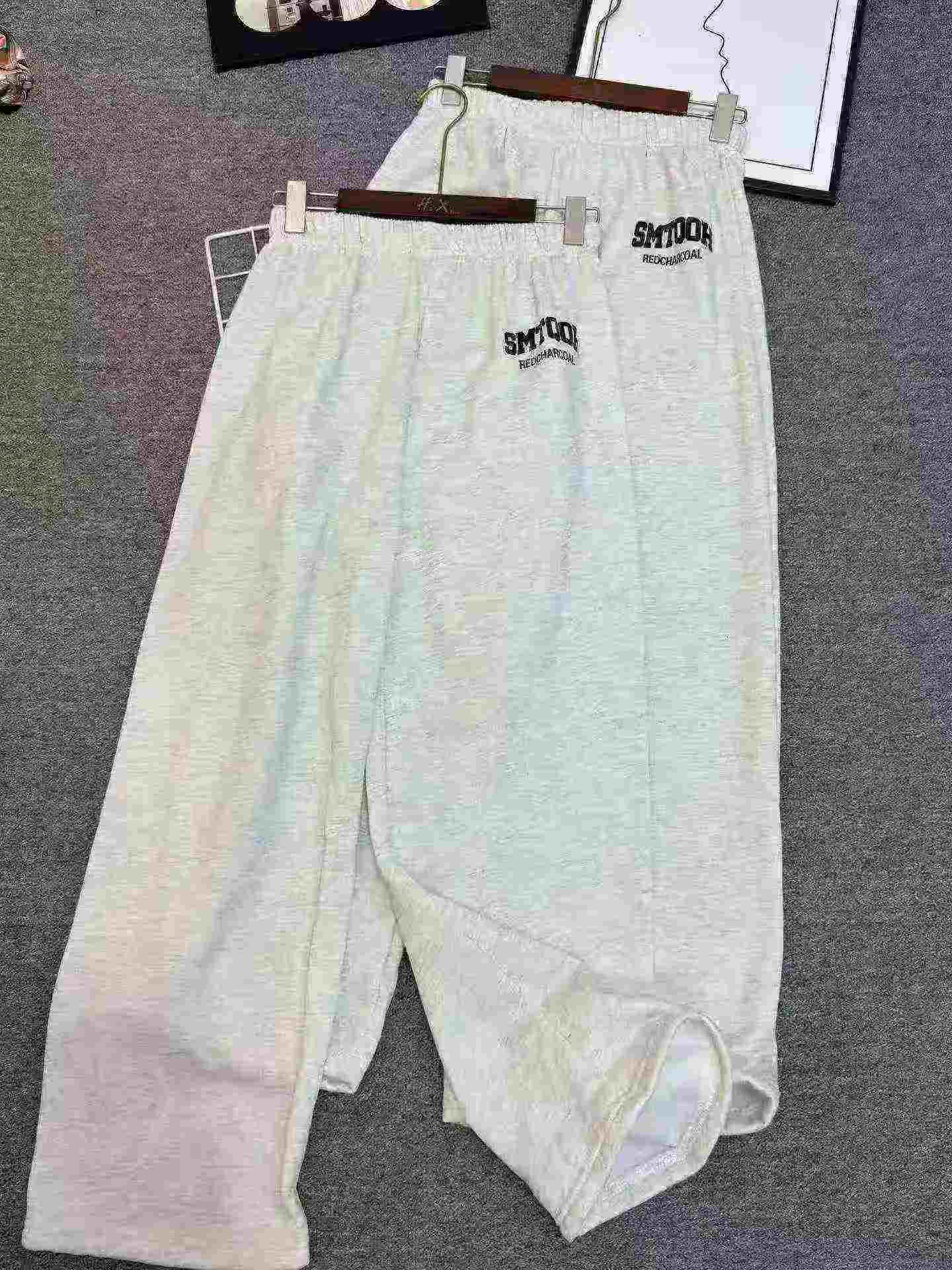 438 Peças Calças de Moletom Esportivas Femininas, Casuais e Soltas, de Estilo Coreano com Forro de Fleece - Image 3