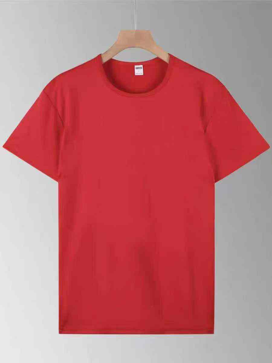 About 4500pcs Unisex Milk Silk Solid Casual Short Sleeve T-Shirts - Image 8