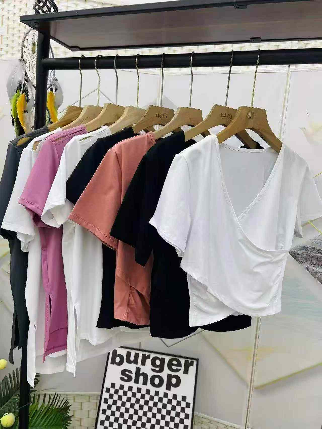 Tops à manches courtes pour femmes, 1400 pièces - Image 5