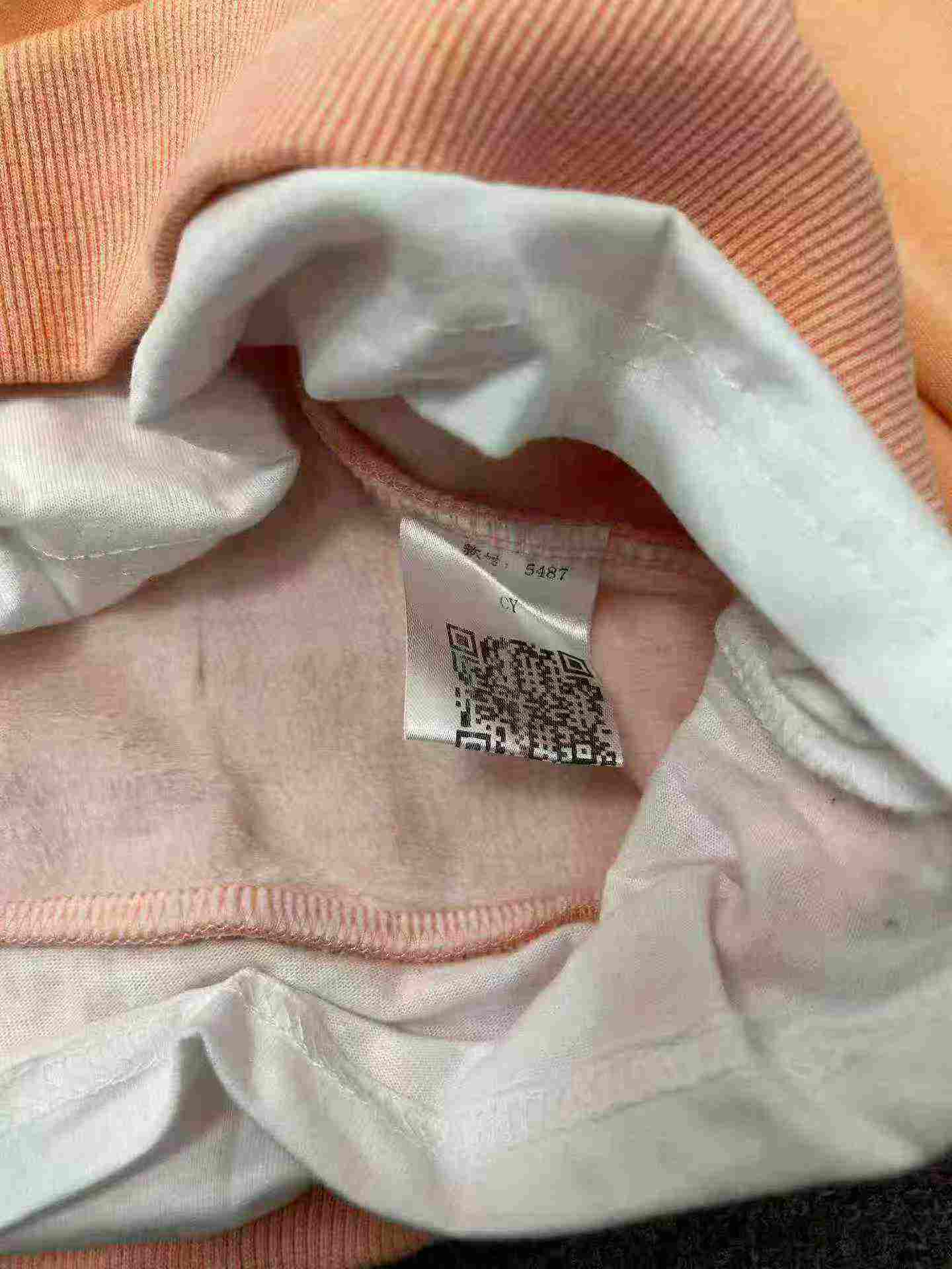 500PCS Women's Fake Two-piece Fleece Lined Cotton Blend Round Neck Sweatshirt - Image 5